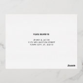 Emplacement de l'amour de Boston | Carte de répons (Verso)