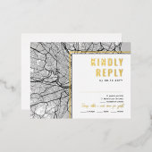 Emplacement de l'amour de Boston | Carte de répons (Recto/Verso)