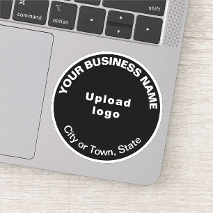 Emplacement de l'entreprise sur autocollant vinyle