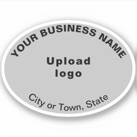 Emplacement de l'entreprise sur Sticker en vinyle (Devant)