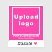 Emplacement de l'entreprise sur Sticker en vinyle (Feuille)