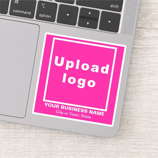 Emplacement de l'entreprise sur Sticker en vinyle (Détail)