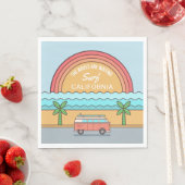 Emplacement personnalisé Serviettes en papier surf (En situation)