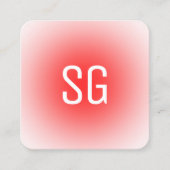 Emplacement souple - Initiales - Carte de visite C (Devant)