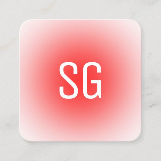 Emplacement souple - Initiales - Carte de visite C (Devant)