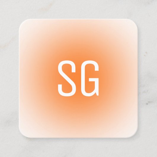 Emplacement souple - Initiales - Carte de visite C (Devant)