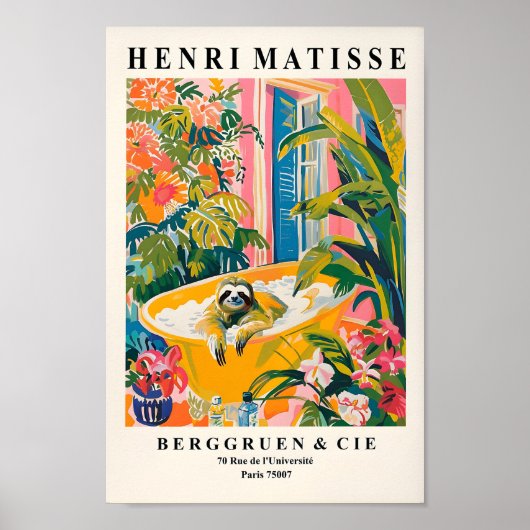 Emplacements Dans Baignoire, Impression Matisse, S (Devant)