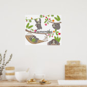 Emplacements Personnalisés Nom Poster (Cuisine)