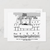 Emplacements sur une carte postale de bateau de cr (Devant / Derrière)