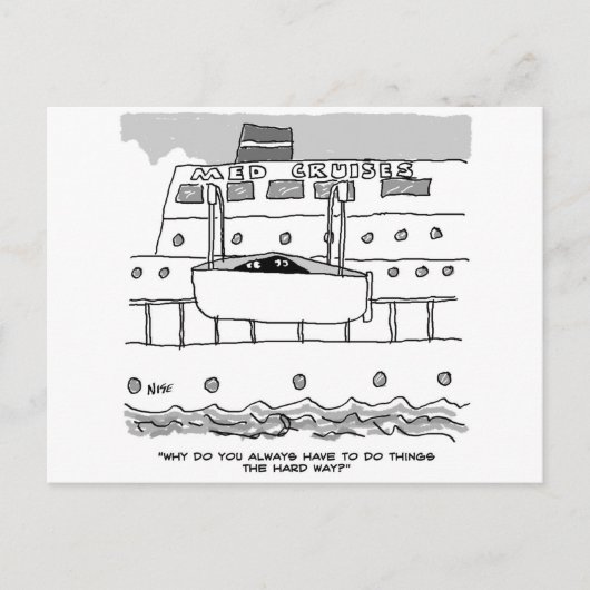 Emplacements sur une carte postale de bateau de cr (Devant)