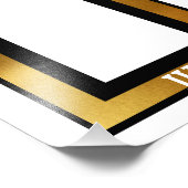 Employé de Faux or du mois photo affichage (Coin)