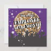 Employé de la carte de reconnaissance du mois (Devant)