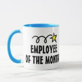 Employé de la tasse de café de mois (Gauche)