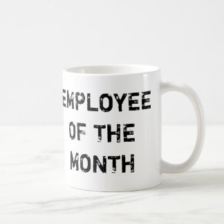 Employé de la tasse de mois