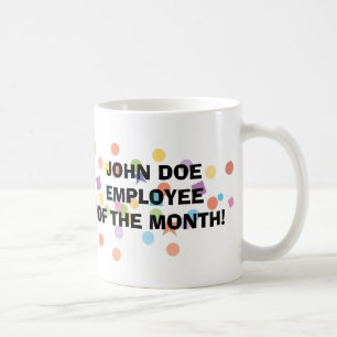 Employé de la tasse de mois