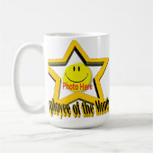 Employé de la tasse d'étoile et de photo de mois (Gauche)