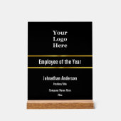 Employé de l'année et votre logo ici Modèle (Recto)