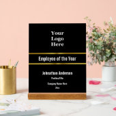 Employé de l'année et votre logo ici Modèle (Mariage)