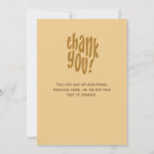 Employé d'or Très grand Merci (Dos)