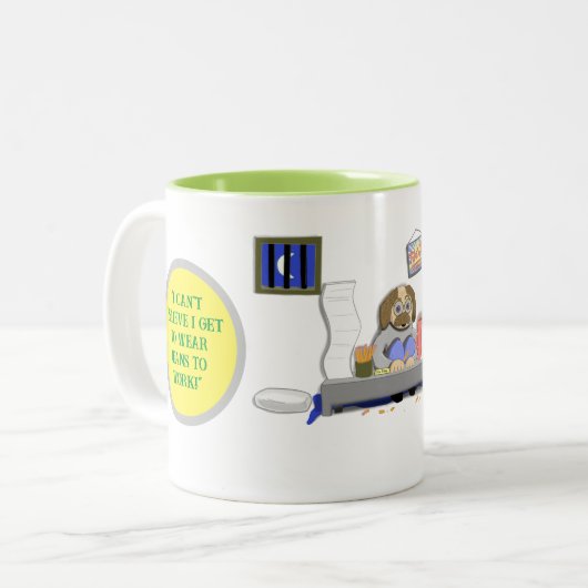 Employé du mois Mug (Devant gauche)