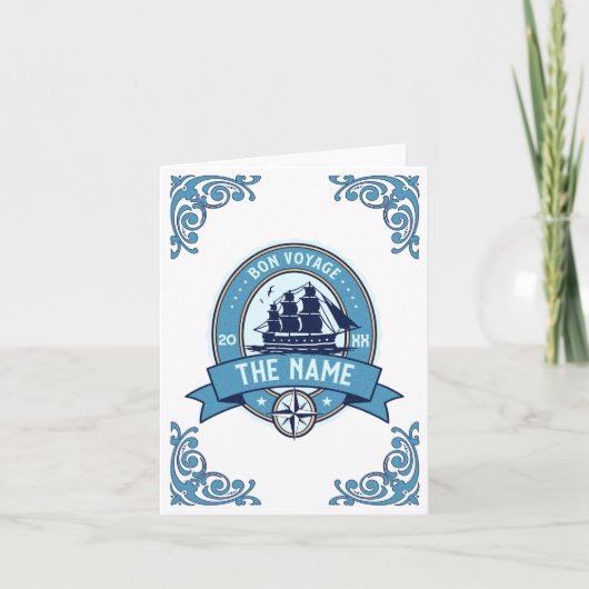 Employé merci Bon Voyage Adieu (Devant)