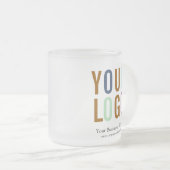 Employé Mug Nom personnalisé Marque du logo de l'e (Devant droit)