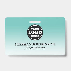 Employé personnalisé, badge de nom du logo Cou