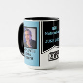 Employé photo personnalisé du mois mug (Devant gauche)