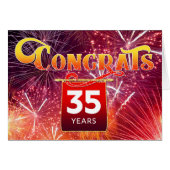 Employee 35th Anniversary - Celebration Fireworks (Devant horizontal)