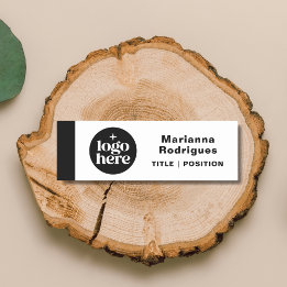 Employee Business Logo Magnetic Safety Pin Naamplaatje