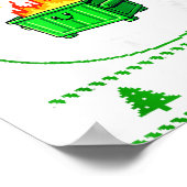 Employee Dumpster Fire Resnse Team Ugly Christmas  Poster (Hoek)