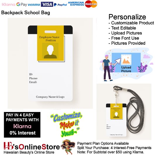 Employee ID Workers Employee Staff Member Badge 4