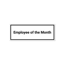 Employee of the Month Business Zelfinktende Stempel