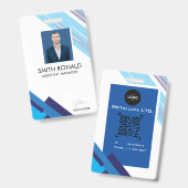 Employee Photo ID Card – Business ID Badge (Front & Back)