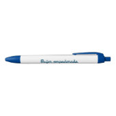 empoderamiento blauwe inkt pen (Bovenkant)