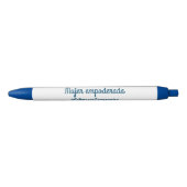 empoderamiento blauwe inkt pen (Voorkant)