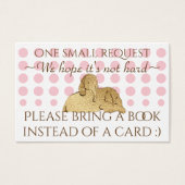 EmporterABook Insérer carte bébé rose or Eléphant (Devant)