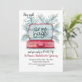 Emportez vos sacs Bachelorette Party Invitations (Debout devant)