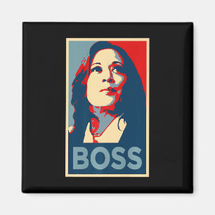 Empower Boss Kamala Harris Hope Poster 47 Rally Wo Magneet
