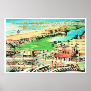 Empower Playa del Rey - 2014 ¼ Inch Border Poster