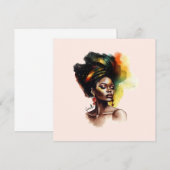 Empowered Afro-Amerikaanse Vrouw (2) (Voorkant / Achterkant)
