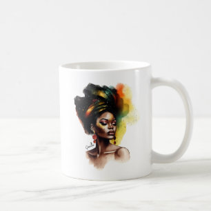 Empowered Afro-Amerikaanse Vrouw (2) Koffiemok