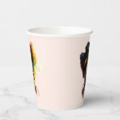 Empowered Afro-Amerikaanse Vrouw (2) Papieren Bekers (Links)