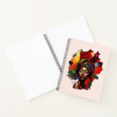 Empowered Afro-Amerikaanse vrouw Notitieboek (Binnen)