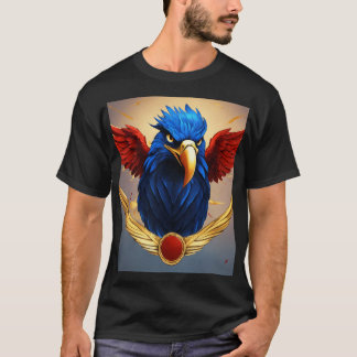 Empowered Eagle: een vrouwelijk embleem van kracht T-shirt