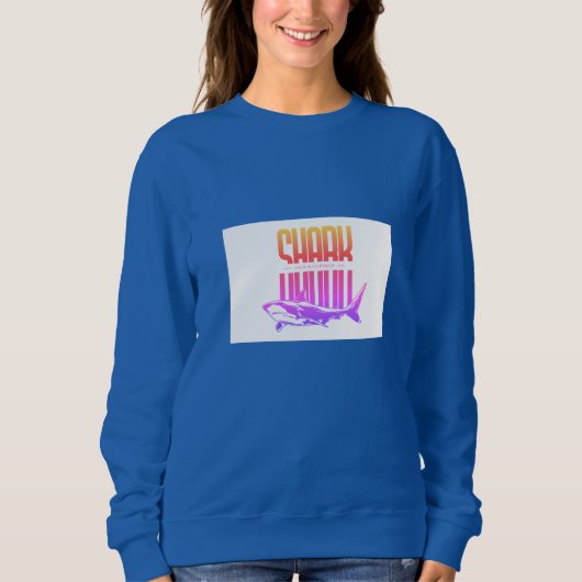Empowered Shark Dames Basic Sweatshirt (Voorkant)