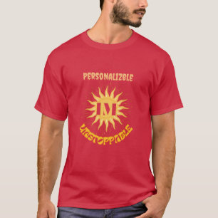 Empowered Sunburst 'I Am Unstoppable' Motivatie T-shirt