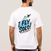 Empowered_Traveller – I_Fly_Solo T-shirt (Achterkant)