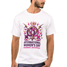 Empowered Unstoppable Women's Day Design