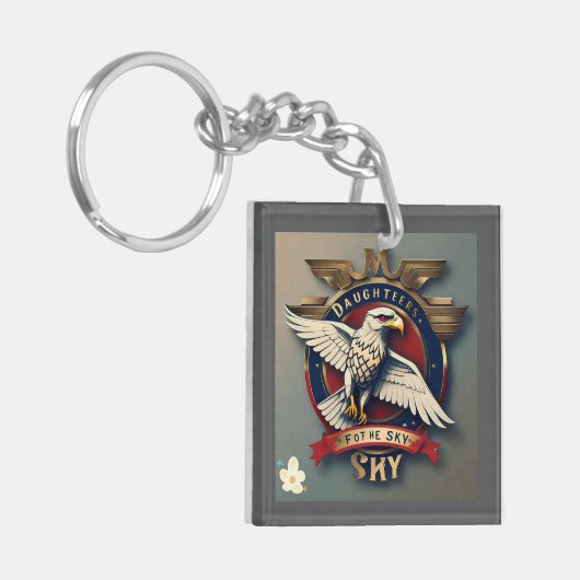 "Empowered Wings" Sleutelhanger (Voorkant Links)